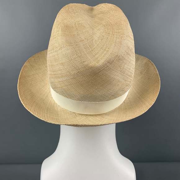 Vintage MAKINS Natural Woven Straw Hat - Picture 4 of 6